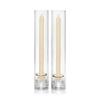 Sancia Taper Holder with Sleeve, Set of 2