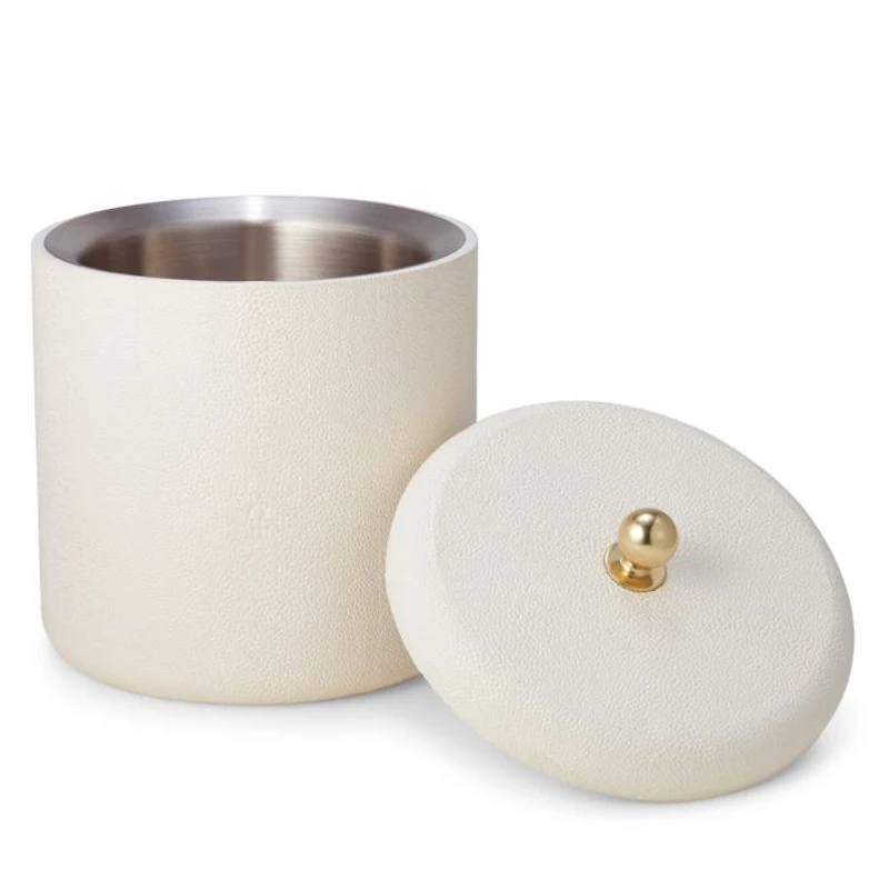 Shagreen Lidded Ice Bucket