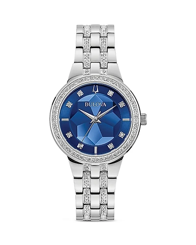 Bulova Crystal Watch, 33mm