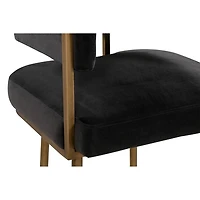 Astrid Grey Velvet Bar Stool