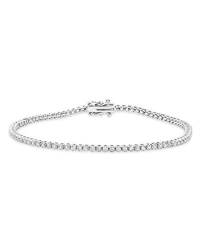 Meira T 14K White Gold Diamond Tennis Bracelet