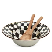 Courtly Check® Enamel Salad Serving Set