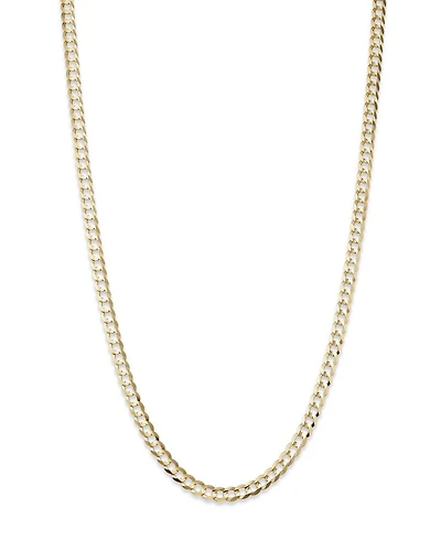 Men's Comfort Curb Link Chain Necklace in 14K Yellow Gold