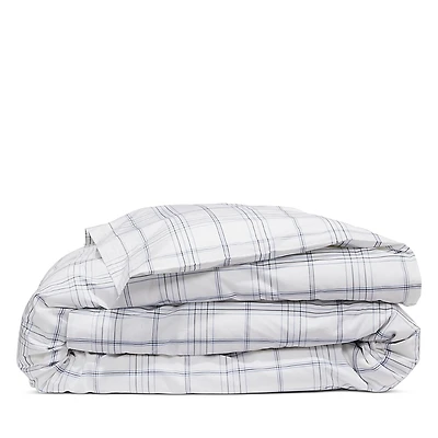 Matouk August Plaid Duvet Cover