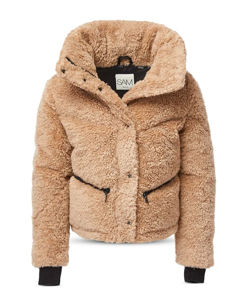 Girls' Sherpa Athlete Down Jacket - Big Kid