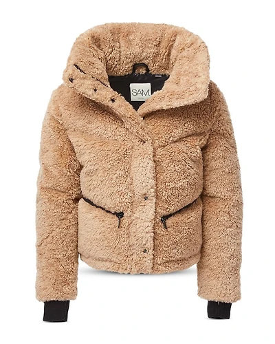 Girls' Sherpa Athlete Down Jacket - Big Kid