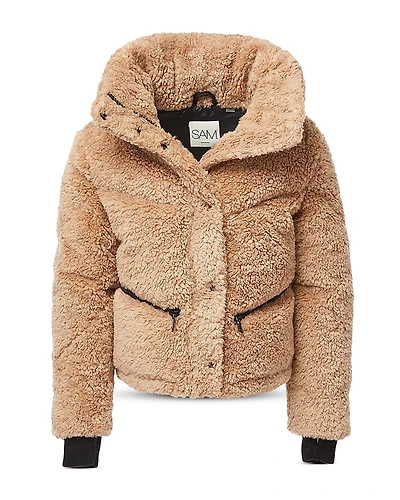 Sam. Girls' Sherpa Athlete Down Jacket - Big Kid