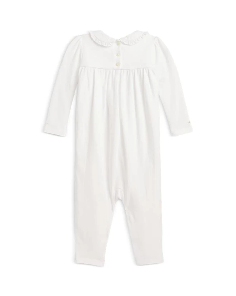 Girls' Smocked Coverall - Baby