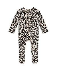 Girls' Lana Leopard Printed Footed Coverall - Girls