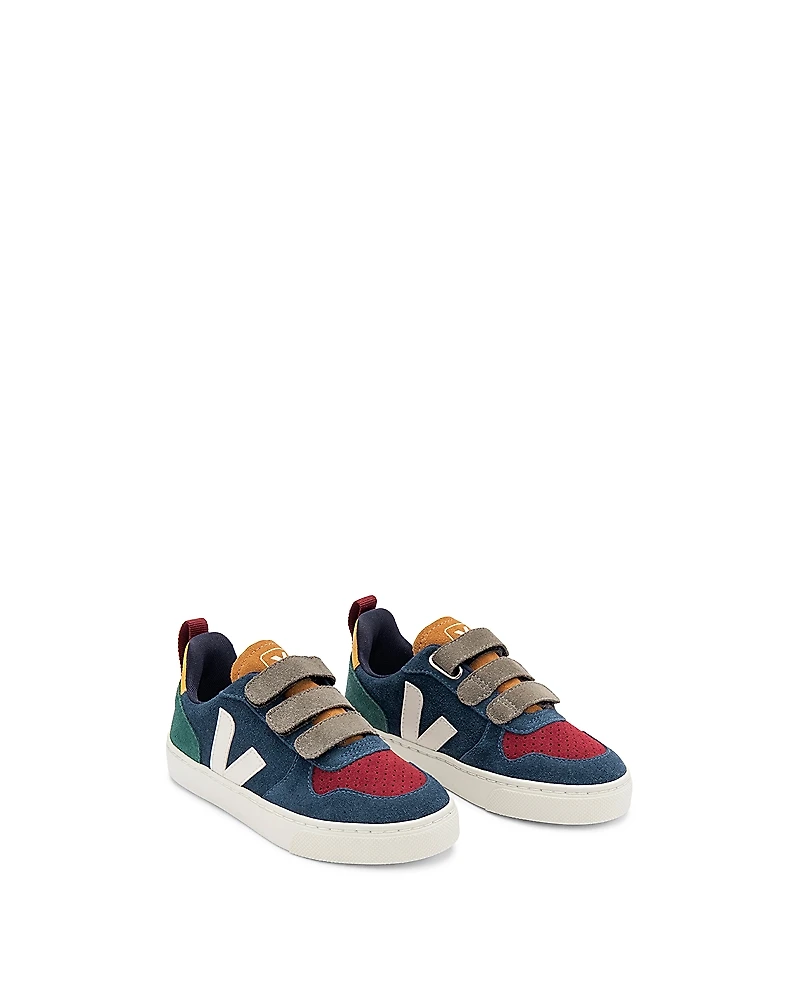 Veja Unisex V10 Suede Low Top Sneakers - Little Kid