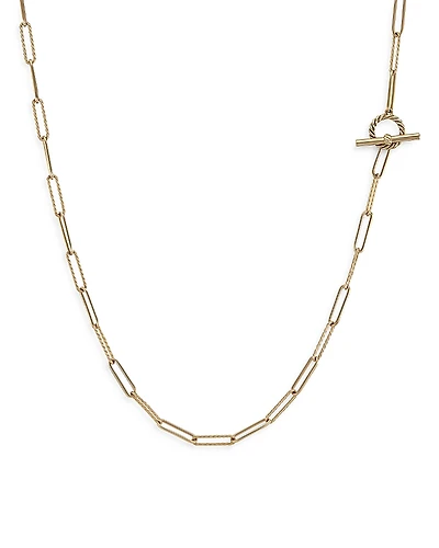 David Yurman Dy Madison Elongated Chain Necklace