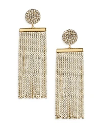All The Movement Fringe Drop Earrings in 18K Gold Plate