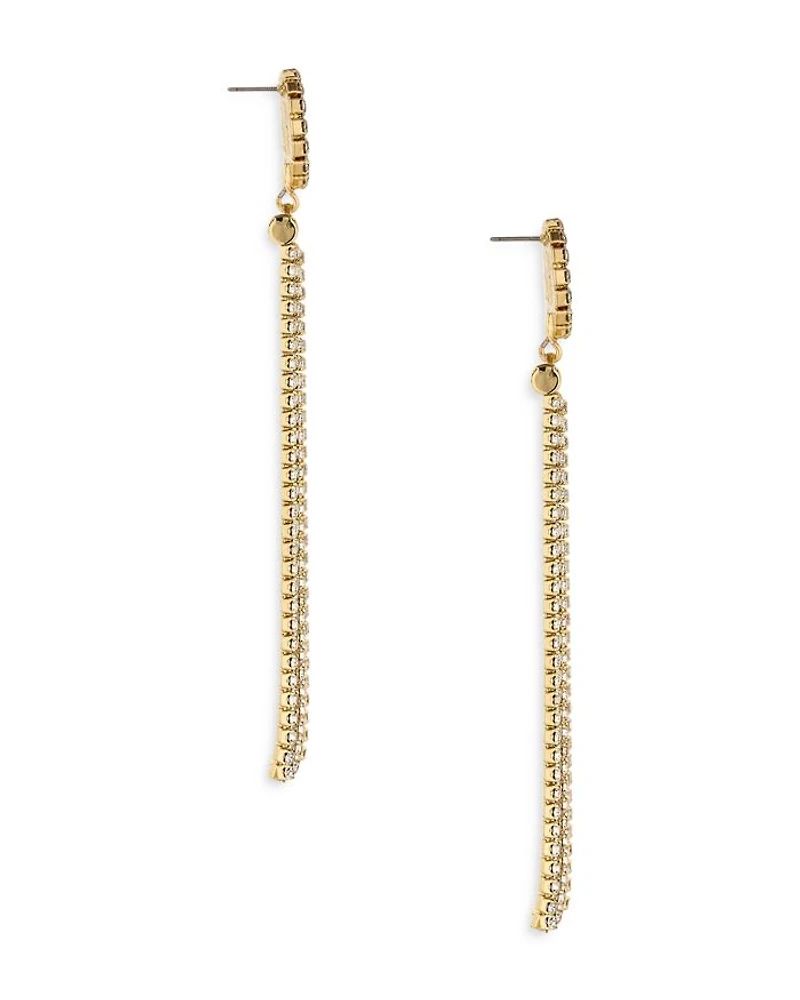 All The Movement Fringe Drop Earrings in 18K Gold Plate