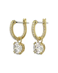 Stilla Huggie Hoop Drop Earrings