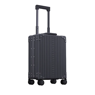 Aleon Aluminum Vertical Spinner Carry On Suitcase