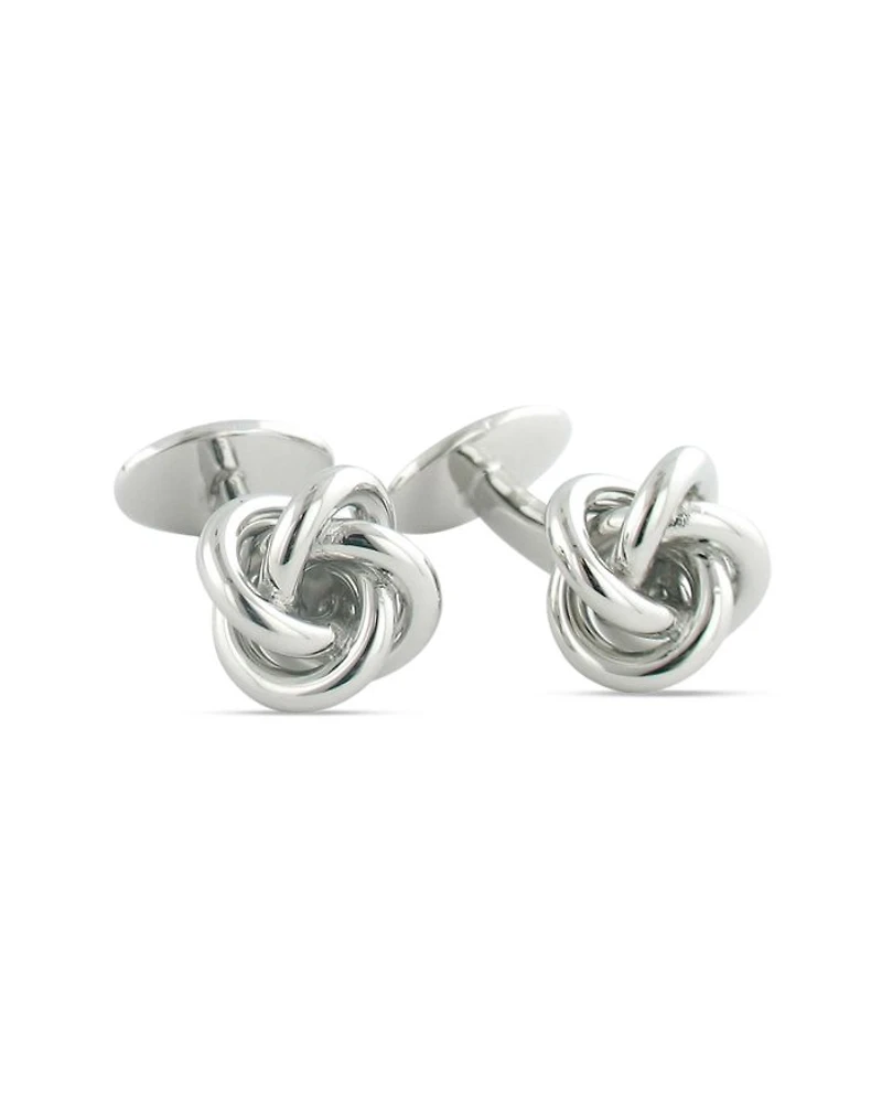 Sterling Silver Knot Cufflinks