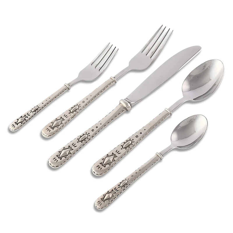 Vagabond House Concho 20-Piece Flatware Set