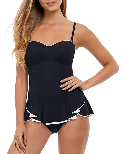Profile by Gottex Belle Curve Bandeau Swimdress