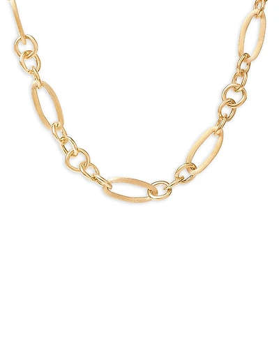 Marco Bicego 18K Yellow Gold Jaipur Link Polished Mixed Link Statement Necklace, 17.75