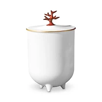 L'Objet Coral Porcelain Candle, 8 oz.