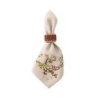 Forest Walk Café Au Lait Napkin with Animals