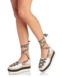 Women's Gaia Platform Ankle Wrap Espadrilles