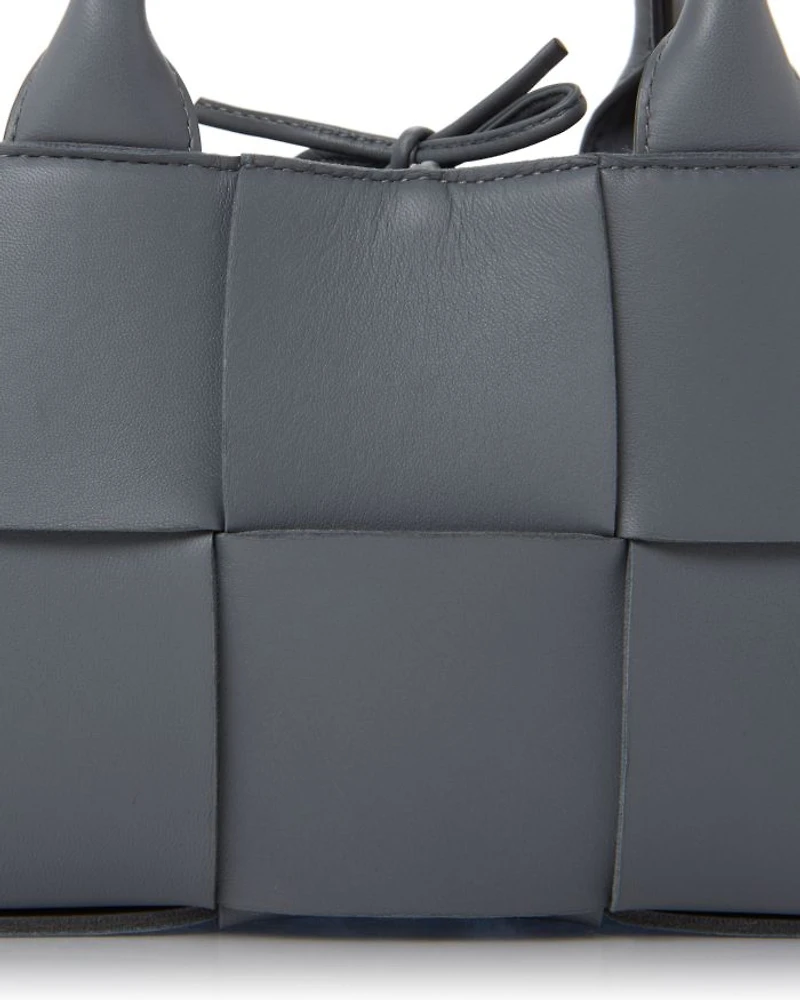 Arco Woven Intreccio Leather Tote