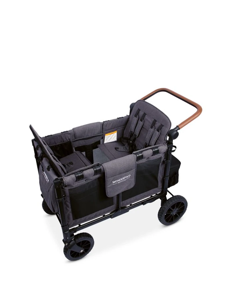 W4 Luxe Quad Stroller Wagon, 4 Seater