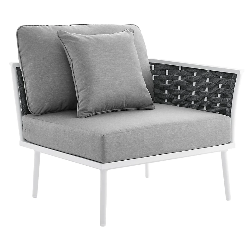 Modway Stance Outdoor Patio Aluminum Right-Facing Armchair