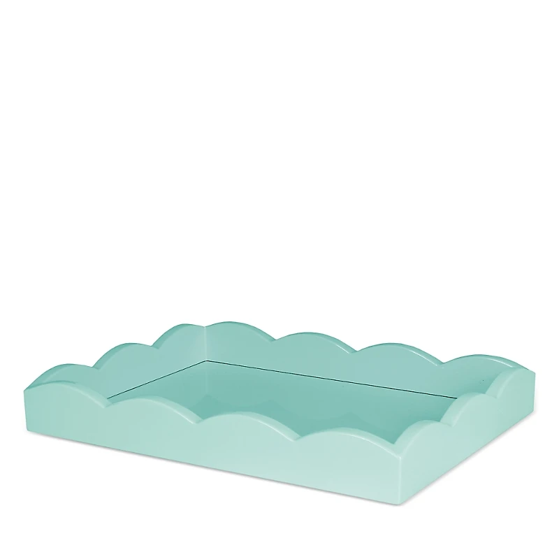 Addison Ross Small Lacquered Scalloped Tray