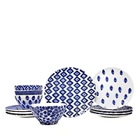 Vietri Santorini Assorted 12 Piece Place Setting