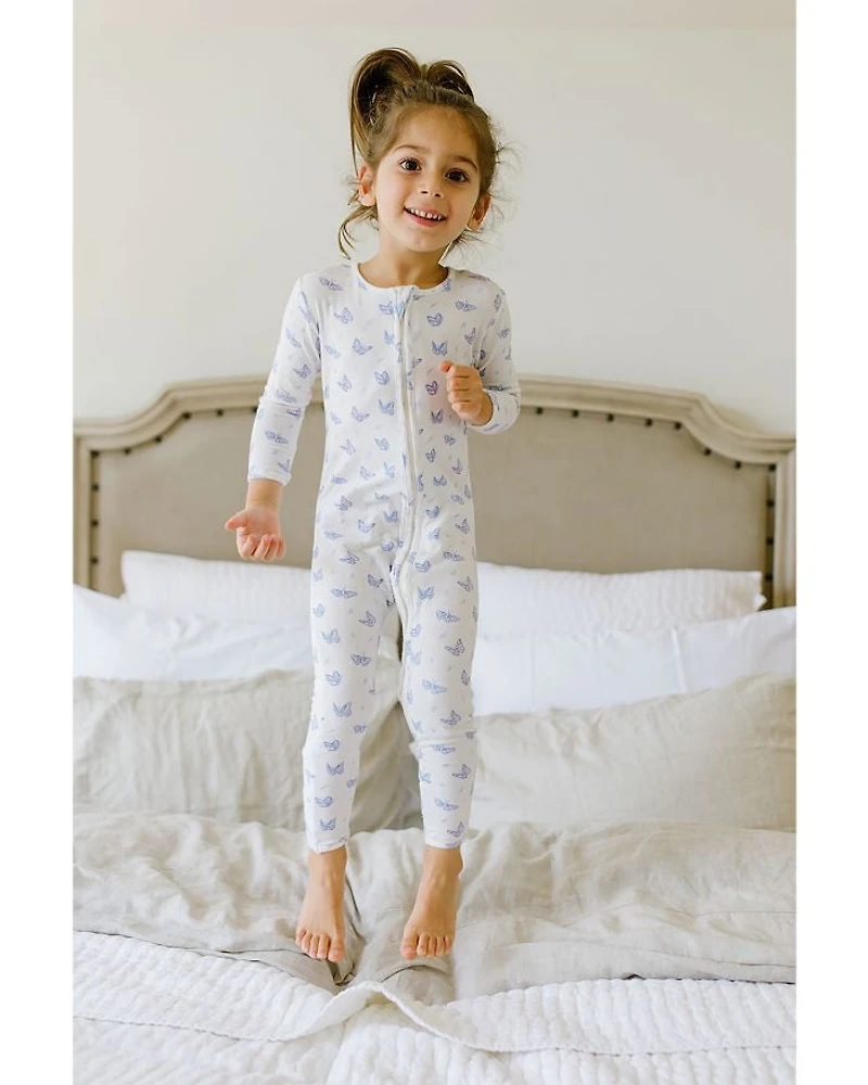 Girls' Butterfly Printed Coverall - Baby