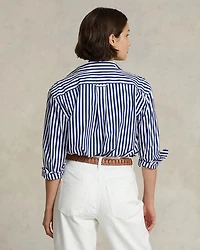 Striped Long Sleeve Cotton Shirt
