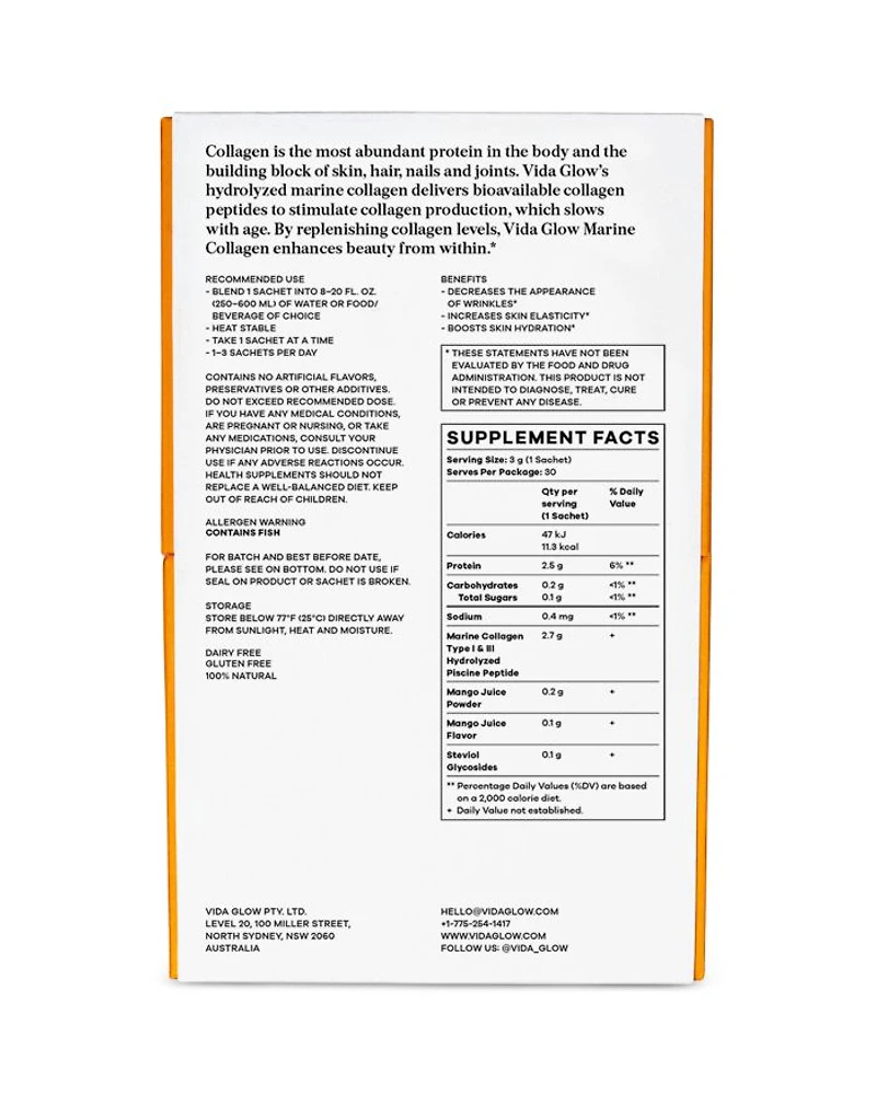Natural Marine Collagen Dietary Supplement