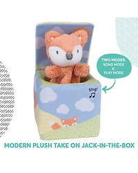 Baby GUND Fox in a Box Animated Plush Activity Toy - Ages 0+