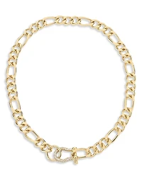 Ettika Cuffed Love Pave Collar Necklace