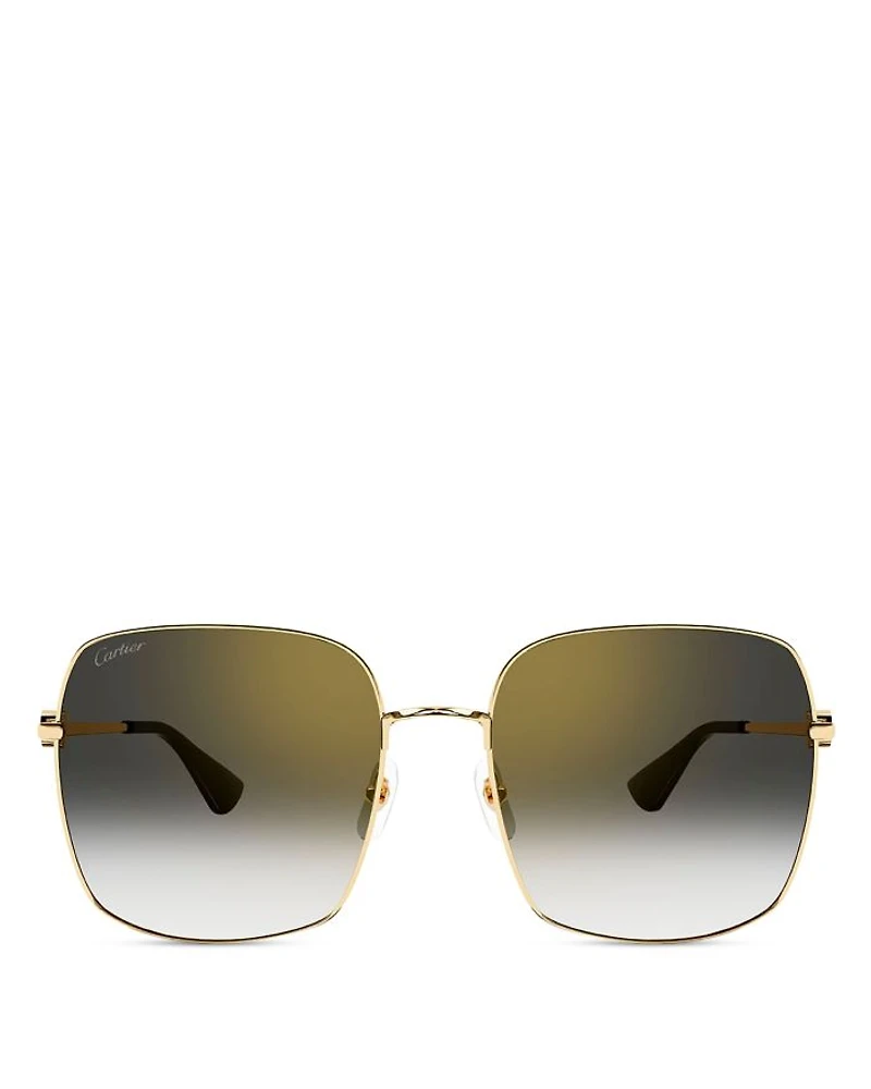 Double C Squared Sunglasses, 60mm