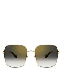 Double C Squared Sunglasses, 60mm