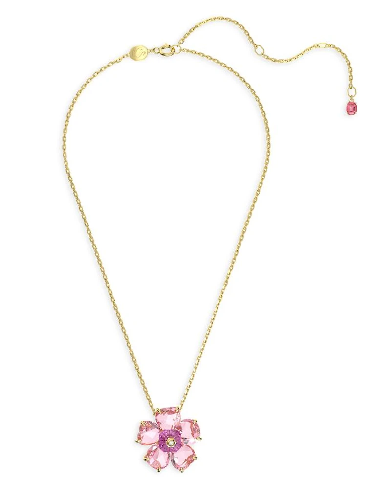 Idyllia Crystal Pendant Necklace, 16.5"