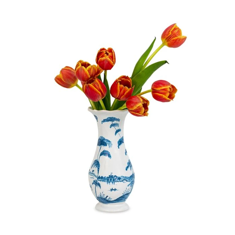 Country Estate Delft Blue 9" Vase