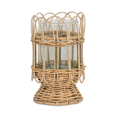 Provence Rattan Whitewash Medium Hurricane