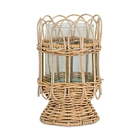Juliska Provence Rattan Whitewash Medium Hurricane