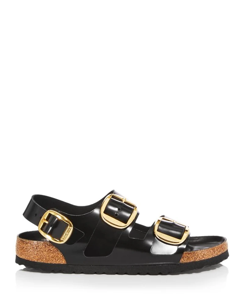 Women's Milano High Shine Big Buckle Sandals