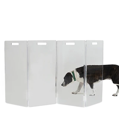Tall Zig Zag 4 Panel Pet Gate