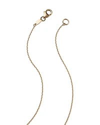 14K Yellow Gold Flower Statement Necklace, 27"