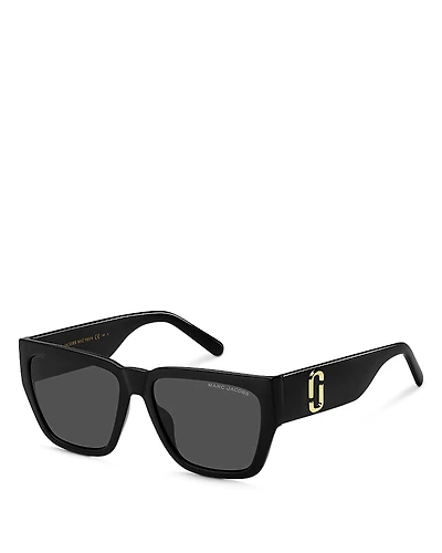 Marc Jacobs Marc Rectangular Sunglasses, 57mm