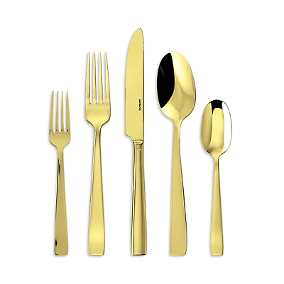 Sambonet Gold Stainless Steel 5 Piece Place Setting