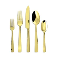 Sambonet Gold Stainless Steel 5 Piece Place Setting