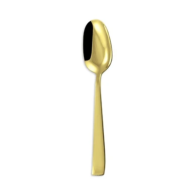 Flat Gold Stainless Steel Serving Spoon