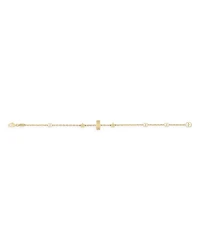 18K Gold Icon Heart & Double G Link Bracelet